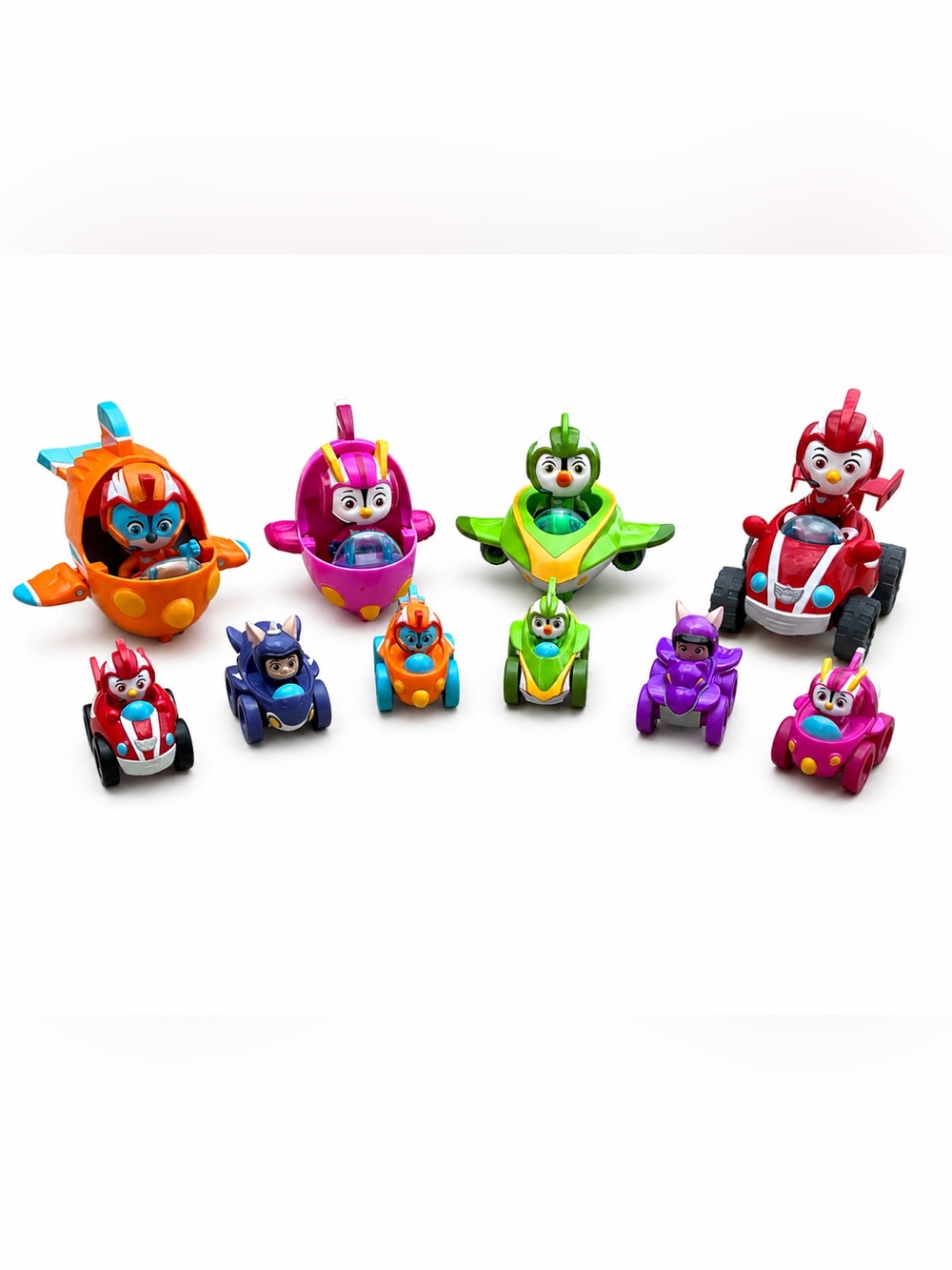 Nick Jr. Top Wing Action Figure & Vehicle Lot | 13 Piece Nickelodeon Toy Set